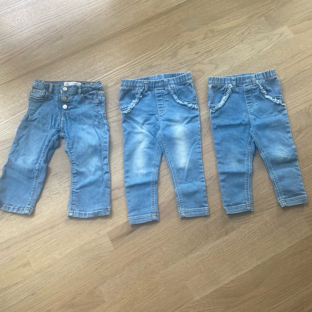 2T Toddler Girl Jeans Lot - ZARA & Cat & Jack